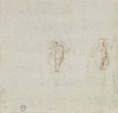 Two Studies of Amorini by Raffaello Sanzio Raphael